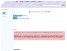 Tablet Screenshot of francium.atomistry.com